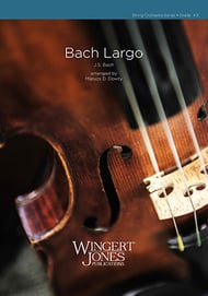 Bach Largo Orchestra sheet music cover Thumbnail